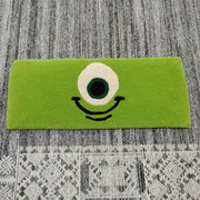 Mike Wazowski Green Cartoon Keyboard Rug image 0