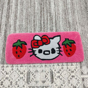 Hello Kitty Pink Cartoon Keyboard Rug image 0