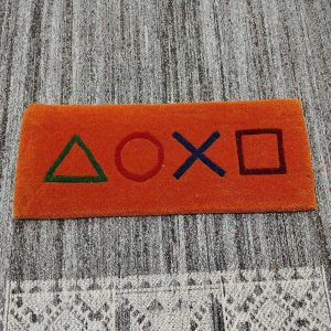 PlayStation Orange Keyboard Rug